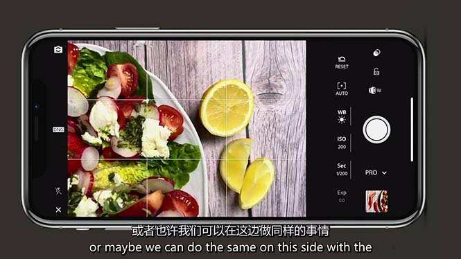 iPhone 美食摄影-掌握美食摄影造型-构图和编辑艺术-21节课-中英字幕-立刻分享网创平台
