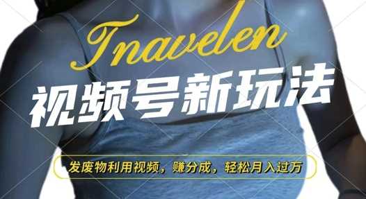 视频号新玩法，废物利用视频，撸分成收益，轻松月入过W【揭秘】-立刻分享网创平台