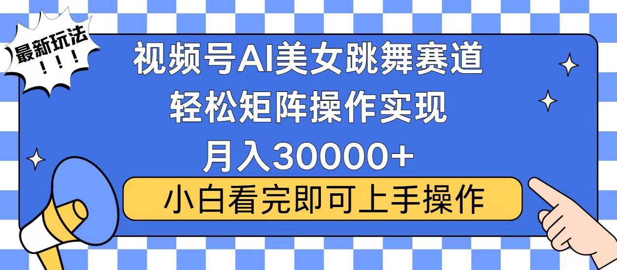 （13813期）视频号蓝海赛道玩法，当天起号，拉爆流量收益，小白也能轻松月入30000+-立刻分享网创平台