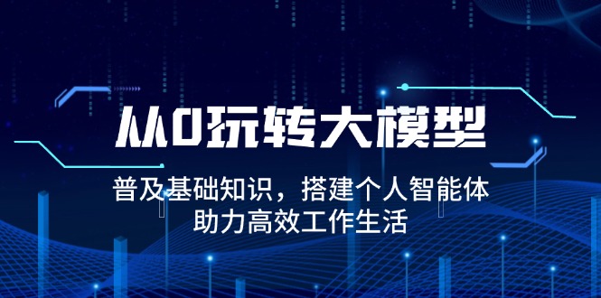 从0玩转大模型，普及基础知识，搭建个人智能体，助力高效工作生活-立刻分享网创平台