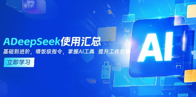 DeepSeek使用汇总，基础到进阶，提示词技巧，掌握AI工具  提升工作效率-立刻分享网创平台