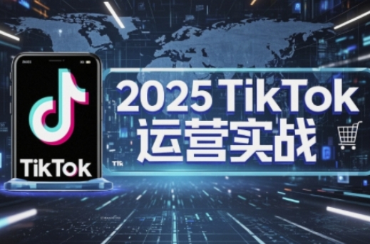 2025TikTok电商运营，掌握TikTok店铺运营核心技巧，实现低成本高转化-立刻分享网创平台