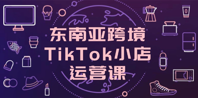 东南亚跨境TikTok小店运营课，掌握店铺设置与流量转化核心技巧-立刻分享网创平台