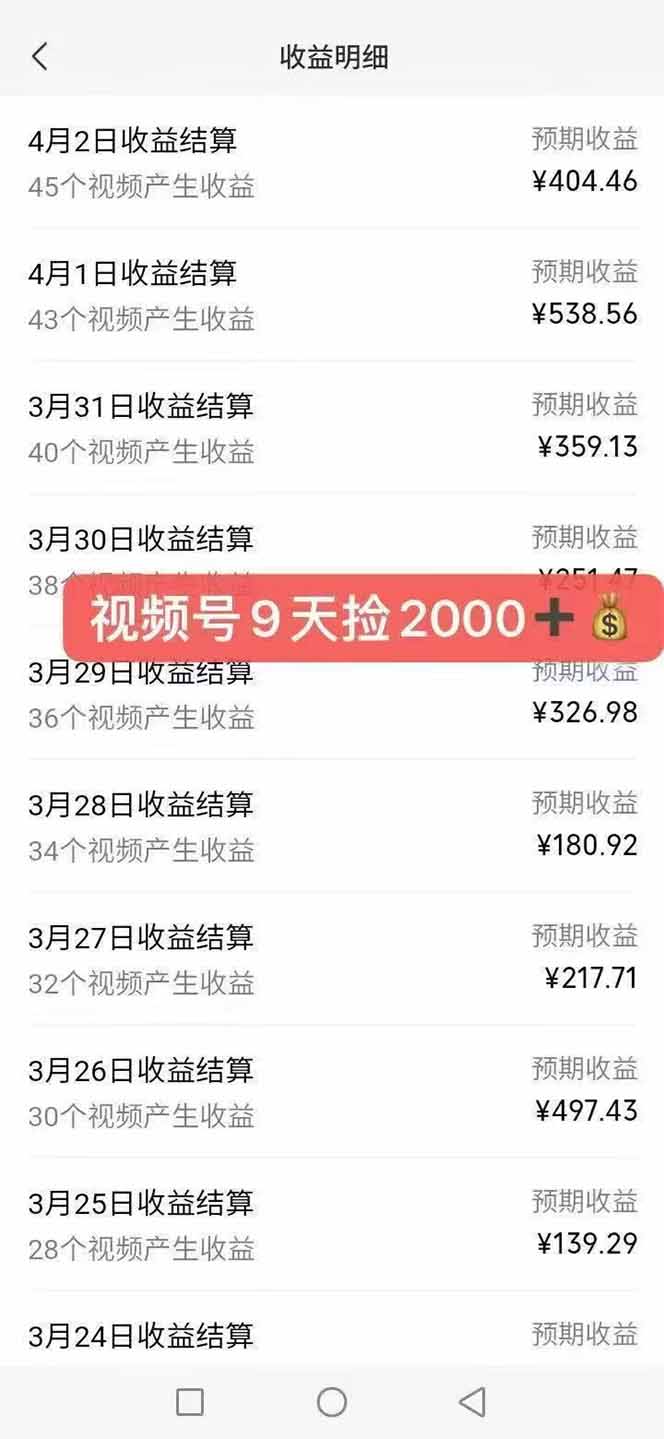 全新托管躺赚项目，微信视频号公众号托管代运营，每天五分钟，收益大几百-立刻分享网创平台