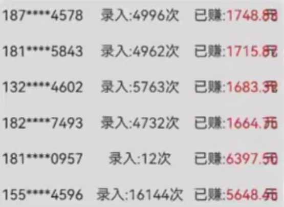 字母输入，5秒一单，单日收益轻松300+-立刻分享网创平台