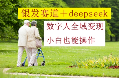 银发赛道+deepseek数字人全域变现，小白也能操作-立刻分享网创平台
