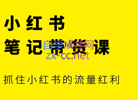 张宾·小红书笔记带货课(更新4月)-立刻分享网创平台