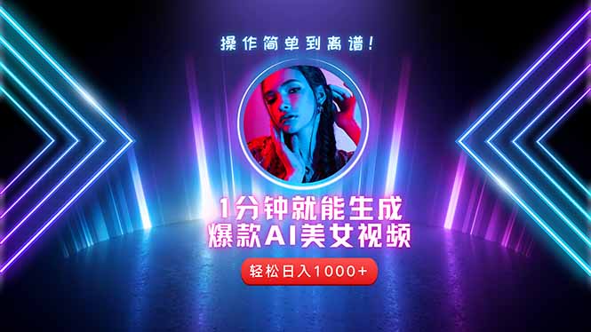 2025年最强副业：用AI做短视频，从零开始打造爆款账号！-立刻分享网创平台