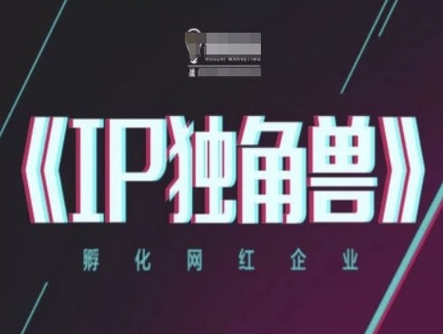 IP独角兽，孵化网红企业，ip教程-立刻分享网创平台