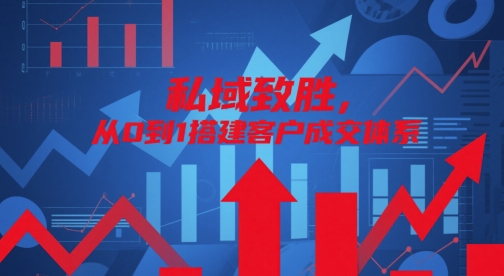私域致胜，从0到1搭建客户成交体系-立刻分享网创平台