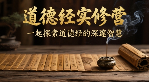 道德经实修营，一起探索道德经的深邃智慧-立刻分享网创平台