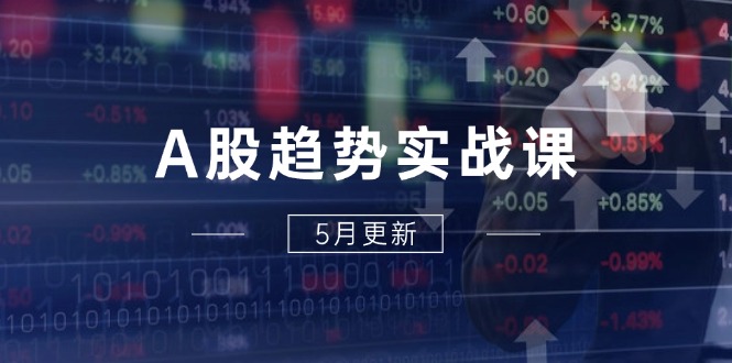 A股趋势实战课：主力动向+政策红利，2025全年策略5月更新-立刻分享网创平台