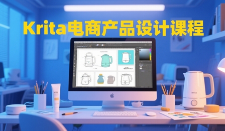 大梦老师·Krita电商产品设计课程-立刻分享网创平台