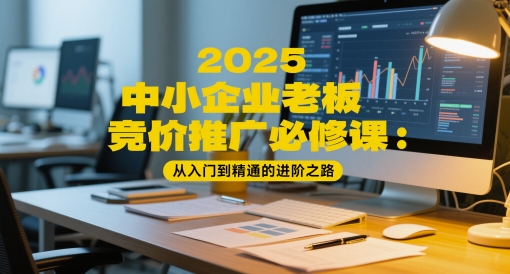 2025中小企业老板竞价推广必修课：从入门到精通的进阶之路-立刻分享网创平台