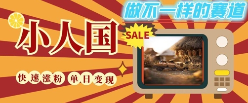 DeepSeek+绘图+视频制作小人国微观视频，小白轻轻松松上手，条条爆款，条条变现，单日就能收益-立刻分享网创平台