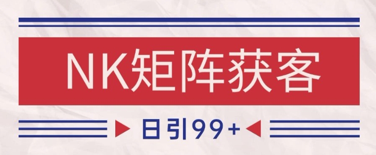 小红书某音NK赛道引流获客 自热矩阵日引200+【揭秘】-立刻分享网创平台