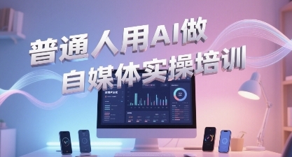 普通一个人用AI做自媒体，助你轻松开启AI自媒体创作之路-立刻分享网创平台