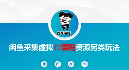 闲鱼采集虚拟IT课程资源另类玩法，干货满满-立刻分享网创平台