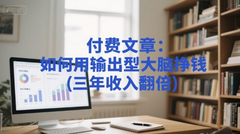 付费文章：如何用输出型大脑挣钱(三年收入翻倍)-立刻分享网创平台