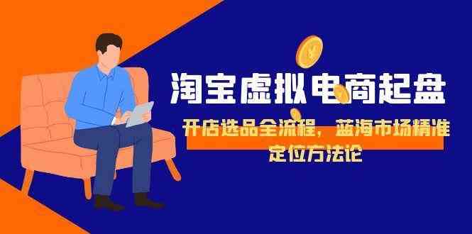 淘宝虚拟电商起盘，开店选品全流程，蓝海市场精准定位方法论-立刻分享网创平台