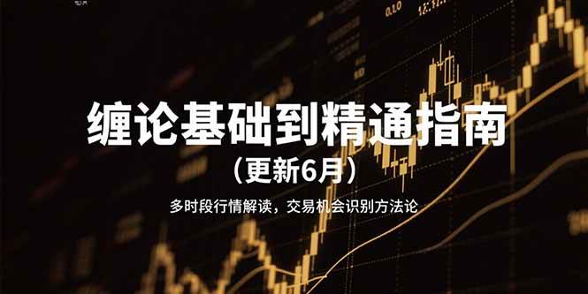 （15184期）缠论基础到精通指南（更新6月）多时段行情解读，交易机会识别方法论-立刻分享网创平台