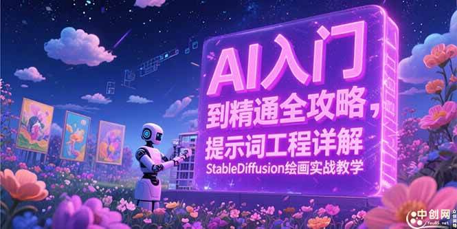 （15181期）AI入门到精通全攻略，提示词工程详解，StableDiffusion绘画实战教学-立刻分享网创平台