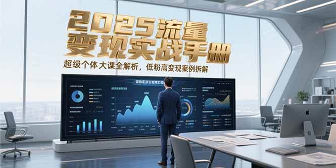 2025流量变现实战手册，超级个体大课全解析，低粉高变现案例拆解-立刻分享网创平台