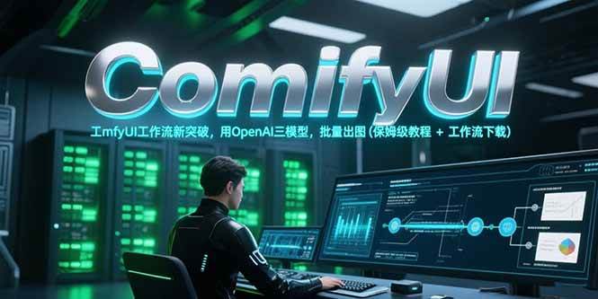 ComfyUI工作流新突破，用OpenAI三模型，批量出图(保姆级教程+工作流下载)-立刻分享网创平台