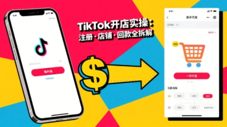 TikTok从开店到投流的进阶课，从基础实操到高阶技巧一网打尽-立刻分享网创平台