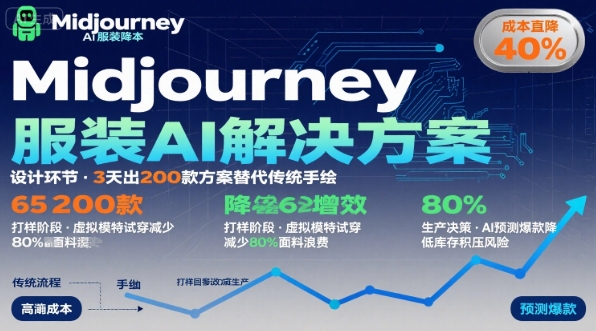AI在服装领域的运用，使用midjourney做服装辅助企业降低成本-立刻分享网创平台