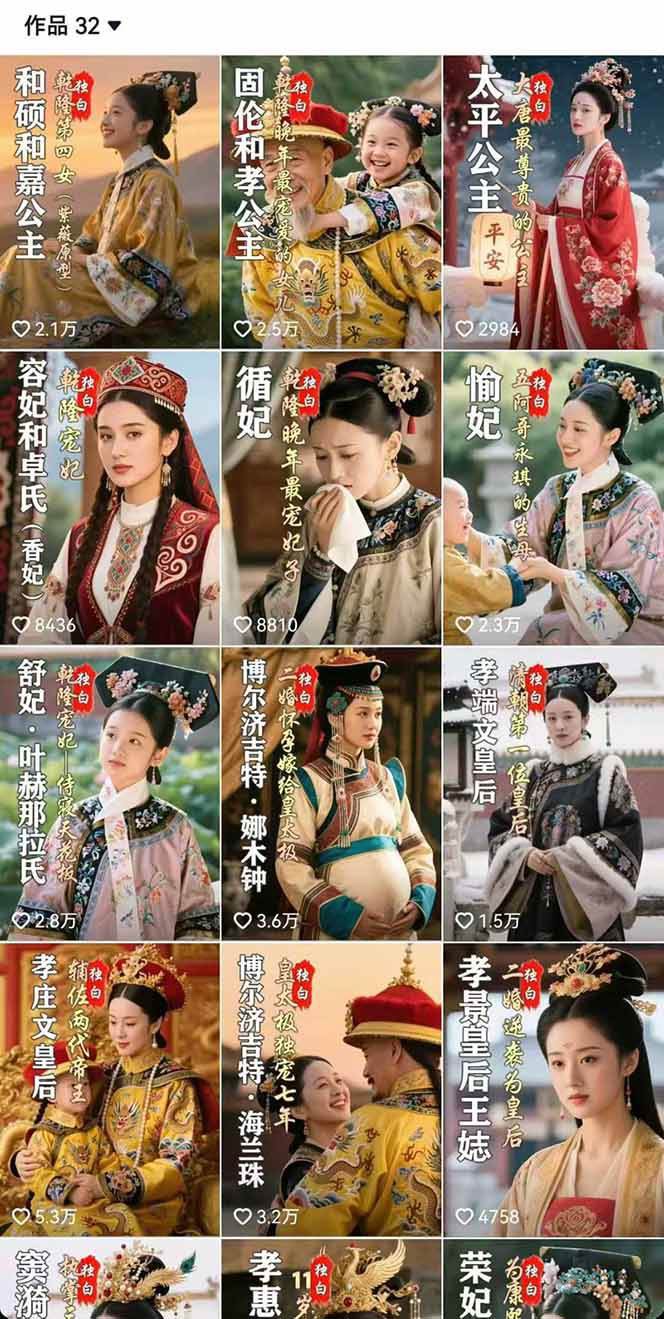 历史人物独白视频制作课，从剪辑配音到AI出图，声音克隆与背景音乐，涨粉22w+-立刻分享网创平台