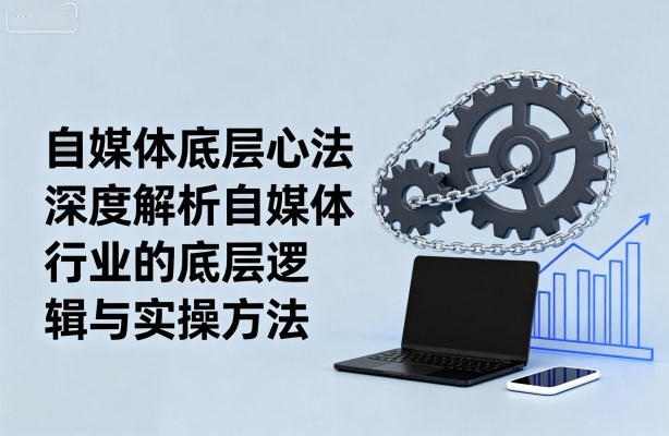 自媒体底层心法，深度解析自媒体行业的底层逻辑与实操方法-立刻分享网创平台