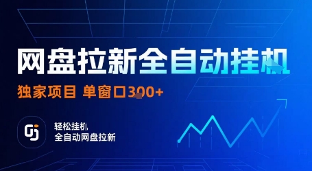 网盘拉新全自动挂G，独家技术，操作简单，自动完成拉新任务，单窗口3张【揭秘】-立刻分享网创平台