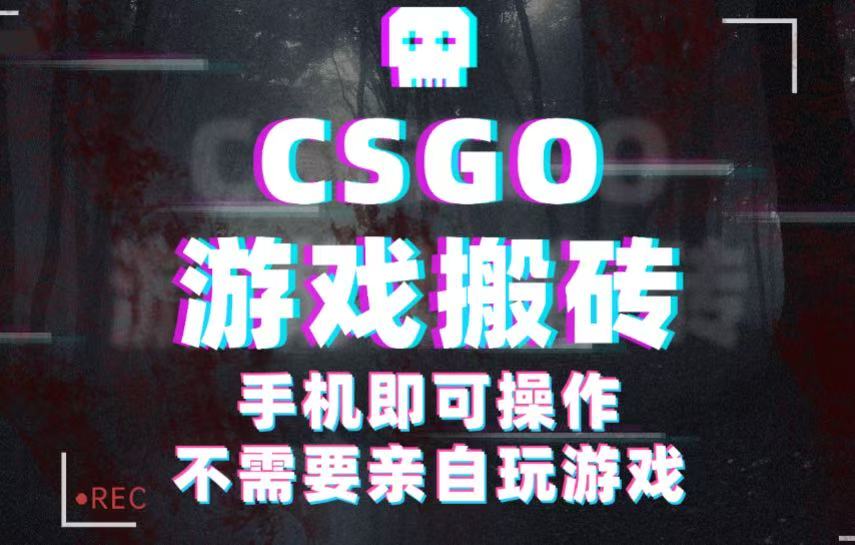 CSGO游戏挂机捡漏，单日扫货500+，年底小高峰上车可吃肉，手机即可操作兼职副业-立刻分享网创平台