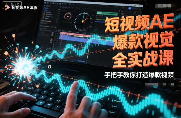 短视频AE爆款视觉全实战课，手把手教你打造爆款视频-立刻分享网创平台