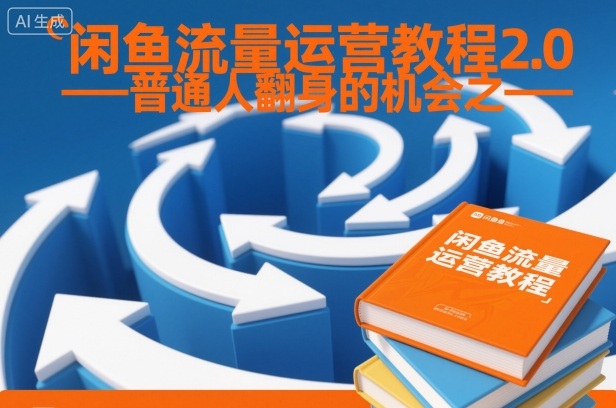 闲鱼流量运营教程2.0——普通人翻身的机会之一-立刻分享网创平台