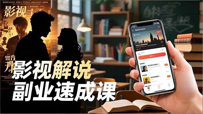 （16740期）Tk影视解说副业速成课，软件安装、全流程实操、爆款预设，新手两周变现-立刻分享网创平台