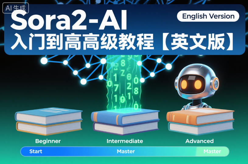 Sora2-AI入门到高级教程【英文版】-立刻分享网创平台